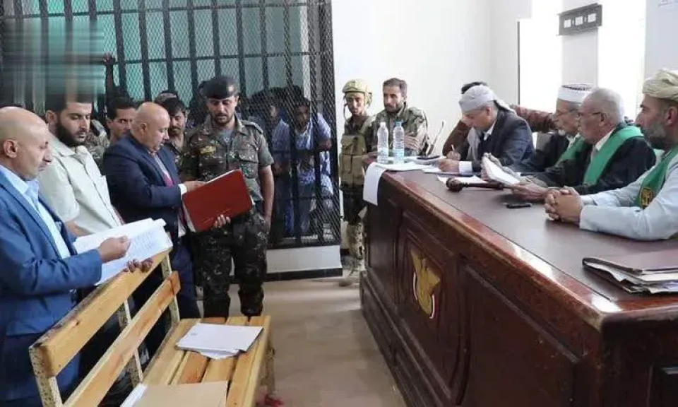 بين الإعدام والسجن.. مليشيا الحوثي تُصدر أحكامًا قضائية ضد 31 شخصًا بتهمة التخابر مع التحالف العربي (الأسم...